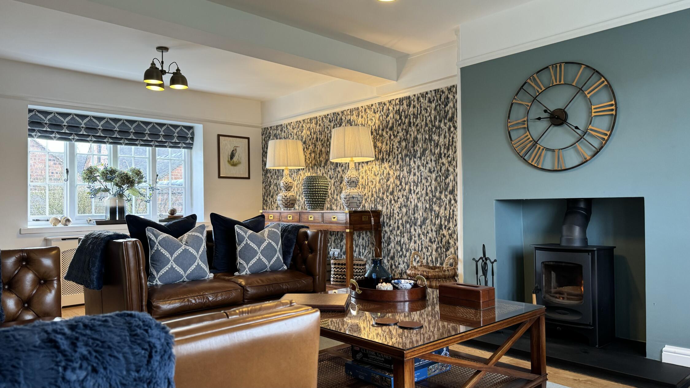 Peplow Hall Heron Cottage Living Room