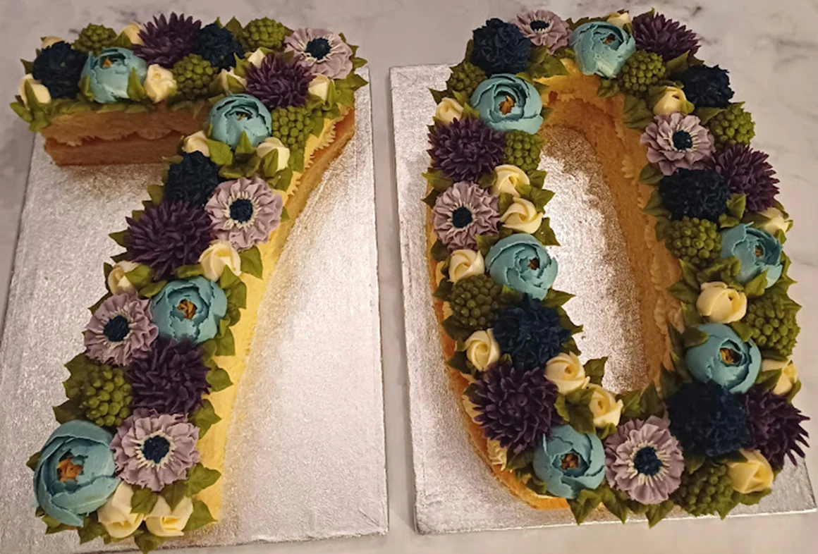 Peplow Hall Number Cake